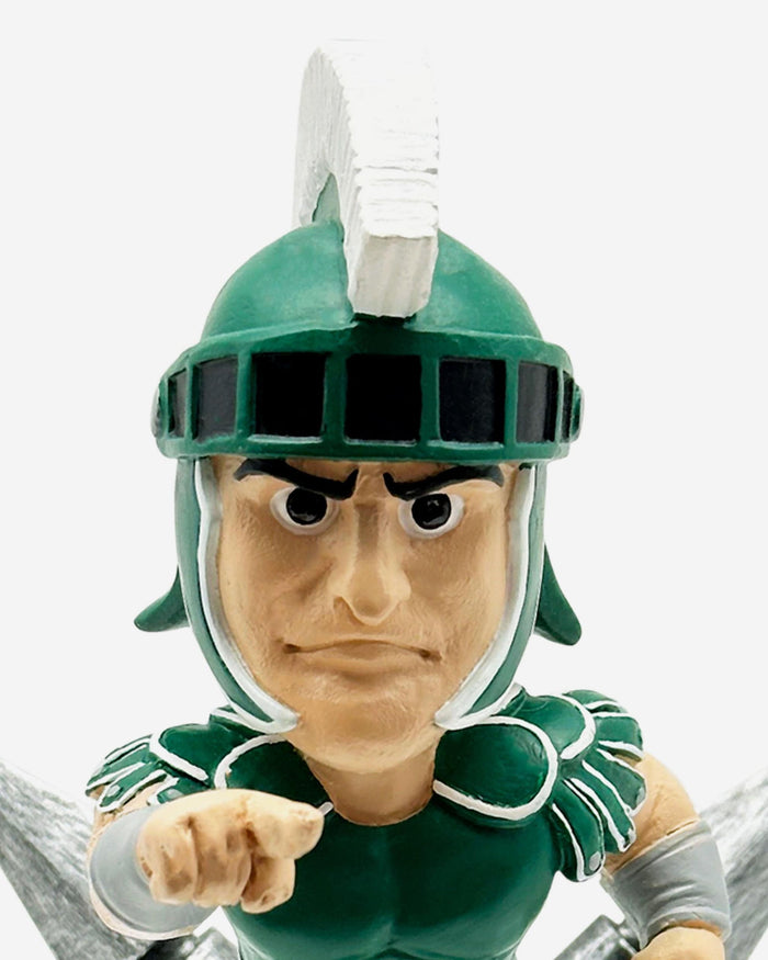 Sparty Michigan State Spartans Basketball Mascot Bobblehead FOCO - FOCO.com