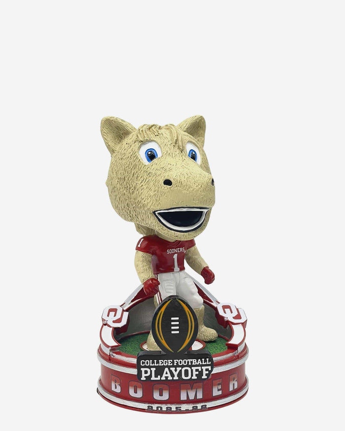 Boomer Oklahoma Sooners 2025 College Football Playoff Mascot Mini Bighead Bobblehead FOCO - FOCO.com