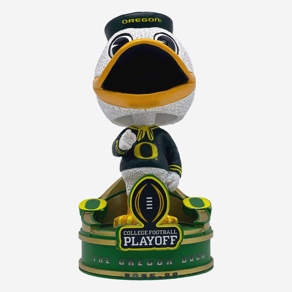 The Duck Oregon Ducks 2025 College Football Playoff Mascot Mini Bighead Bobblehead FOCO - FOCO.com