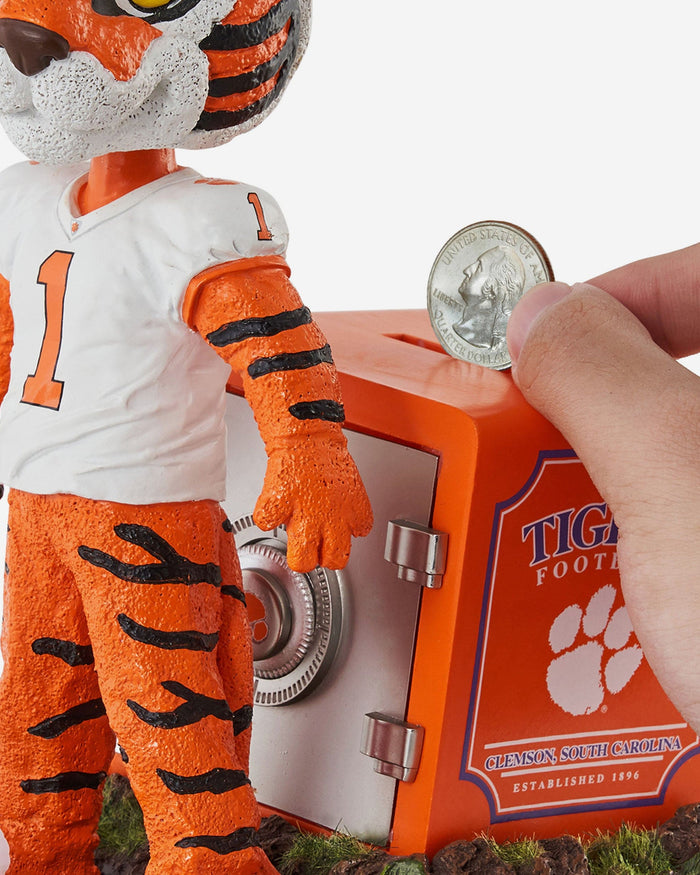 The Tiger Clemson Tigers Mascot Bank Bobblehead FOCO - FOCO.com