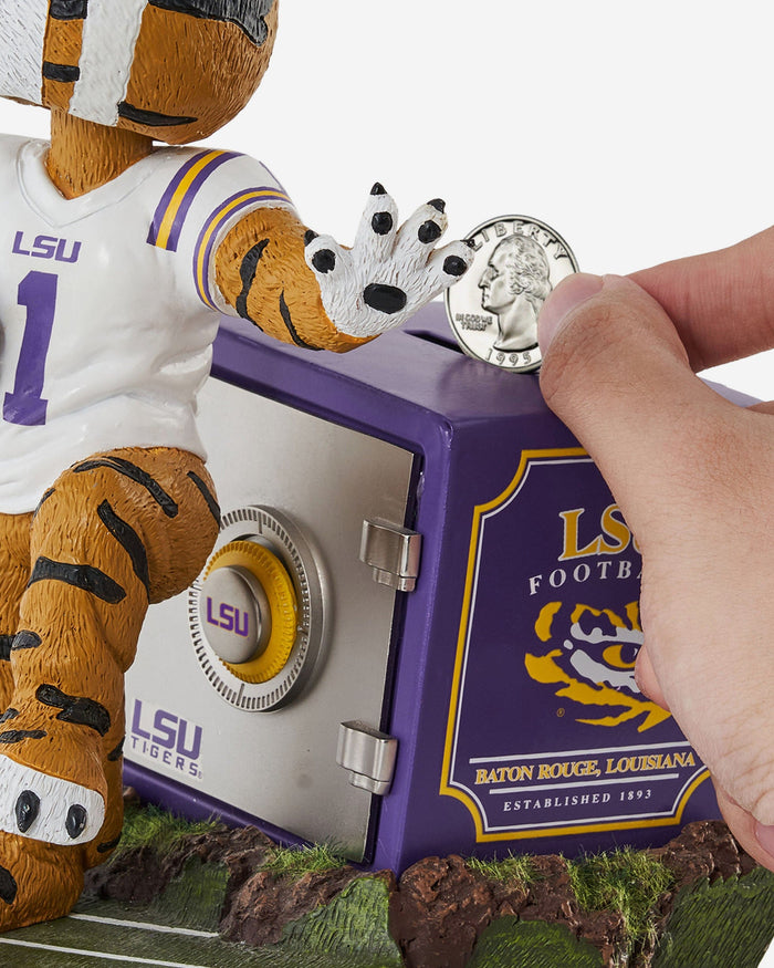 Mike the Tiger LSU Tigers Mascot Bank Bobblehead FOCO - FOCO.com