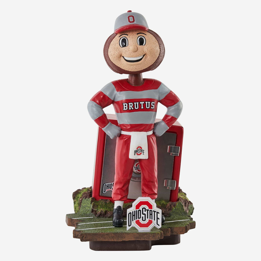 Brutus Buckeye Ohio State Buckeyes Mascot Bank Bobblehead FOCO - FOCO.com