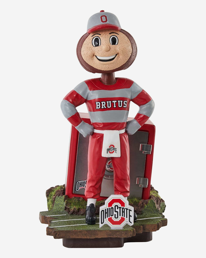 Brutus Buckeye Ohio State Buckeyes Mascot Bank Bobblehead FOCO - FOCO.com