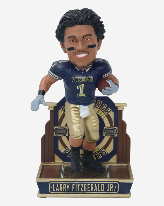 Larry Fitzgerald Pittsburgh Panthers College Football Hall of Fame Bobblehead FOCO - FOCO.com