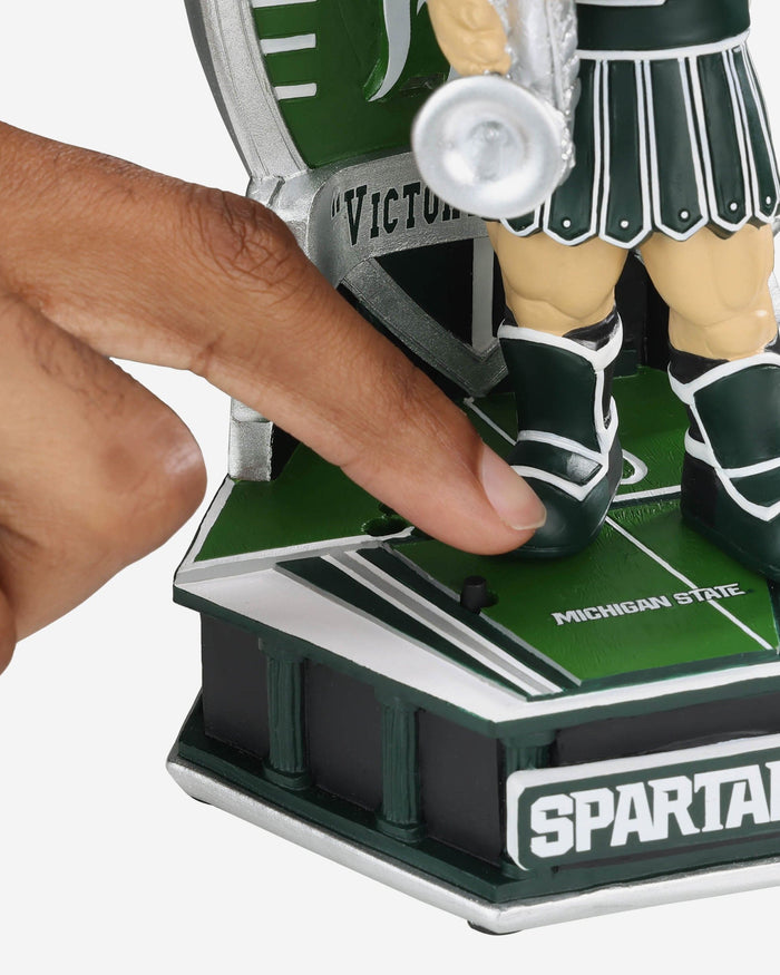 Sparty Michigan State Spartans Fight Song Mascot Bobblehead FOCO - FOCO.com