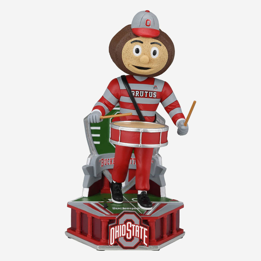 Brutus Buckeye Ohio State Buckeyes Fight Song Mascot Bobblehead FOCO - FOCO.com