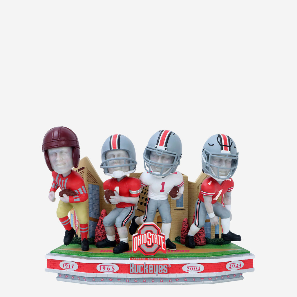 Ohio State Buckeyes Football Uniform History Mini Bobblehead Scene FOCO - FOCO.com