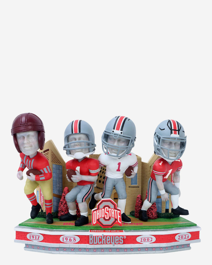 Ohio State Buckeyes Football Uniform History Mini Bobblehead Scene FOCO - FOCO.com