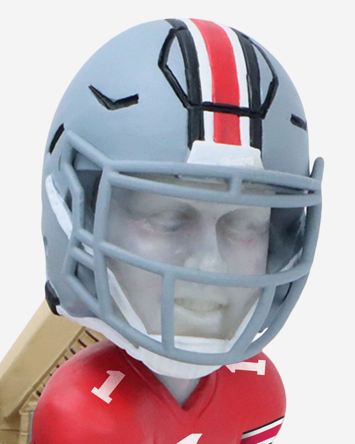 Ohio State Buckeyes Football Uniform History Mini Bobblehead Scene FOCO - FOCO.com