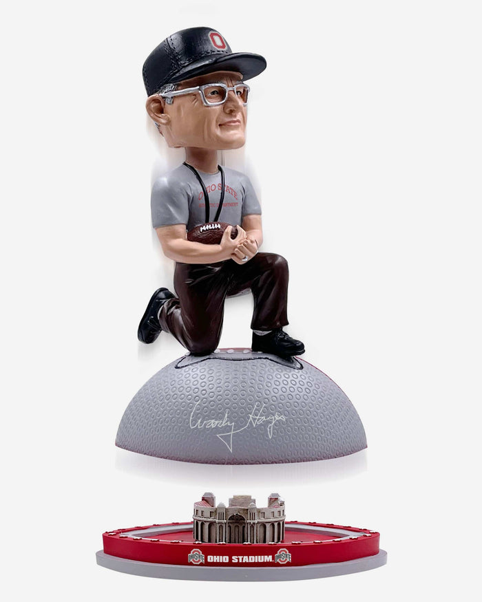 Woody Hayes Ohio State Buckeyes Magnetic Stadium Base Bobblehead FOCO - FOCO.com