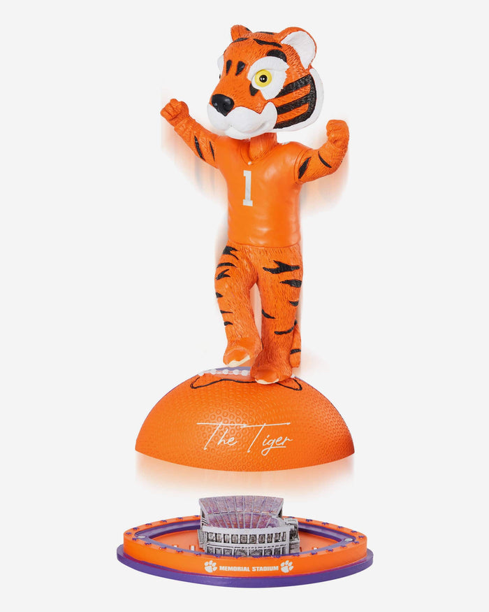 The Tiger Clemson Tigers Magnetic Stadium Base Mascot Bobblehead FOCO - FOCO.com