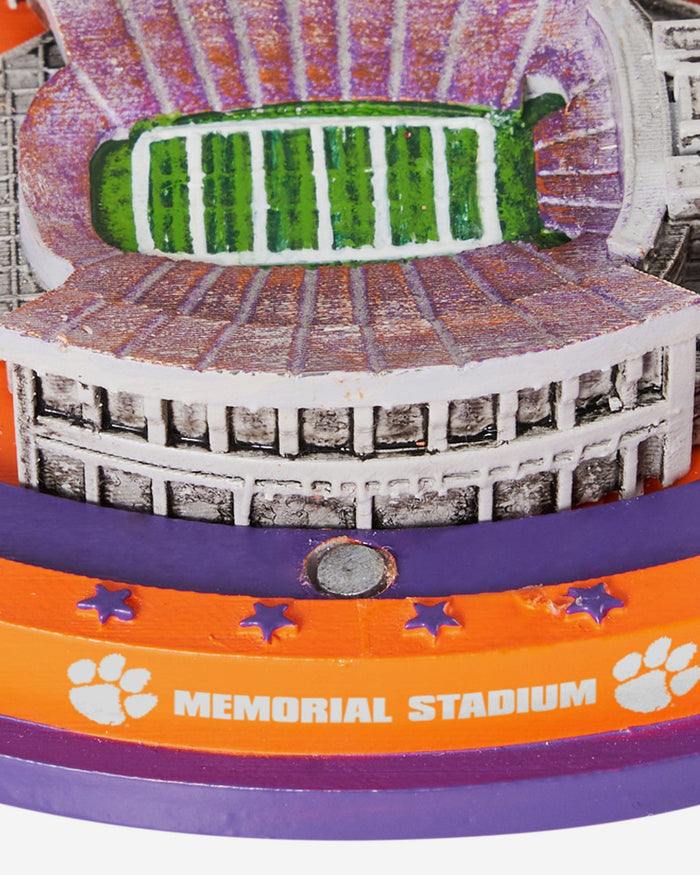 The Tiger Clemson Tigers Magnetic Stadium Base Mascot Bobblehead FOCO - FOCO.com