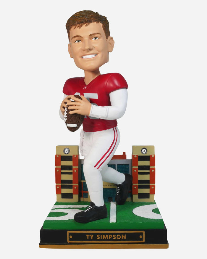 Ty Simpson Alabama Crimson Tide Gates Series Bobblehead FOCO - FOCO.com