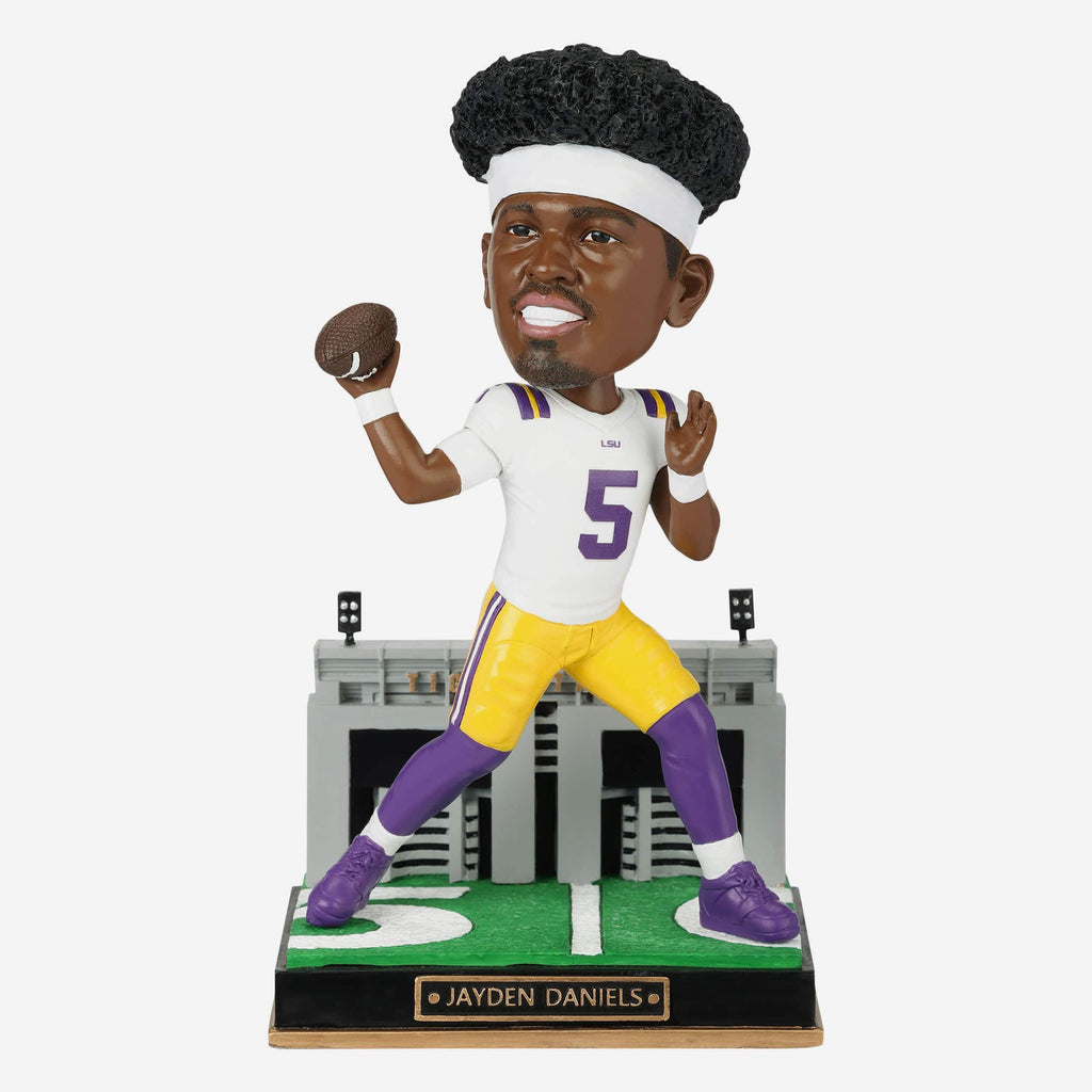 Jayden Daniels LSU Tigers Gates Series Bobblehead FOCO - FOCO.com