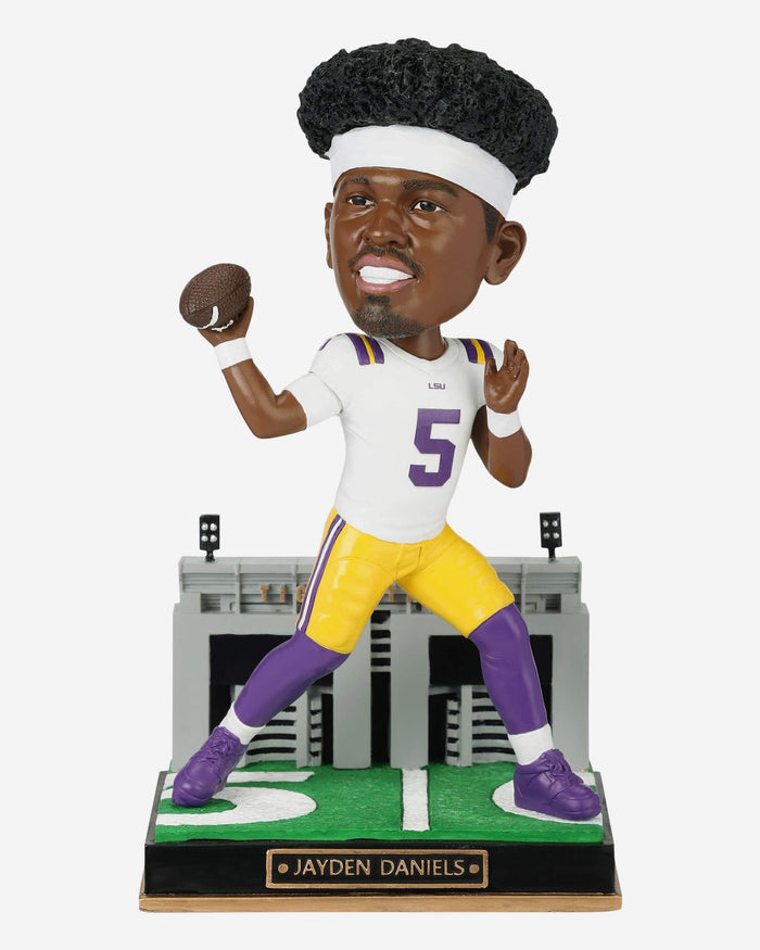 Jayden Daniels LSU Tigers Gates Series Bobblehead FOCO - FOCO.com