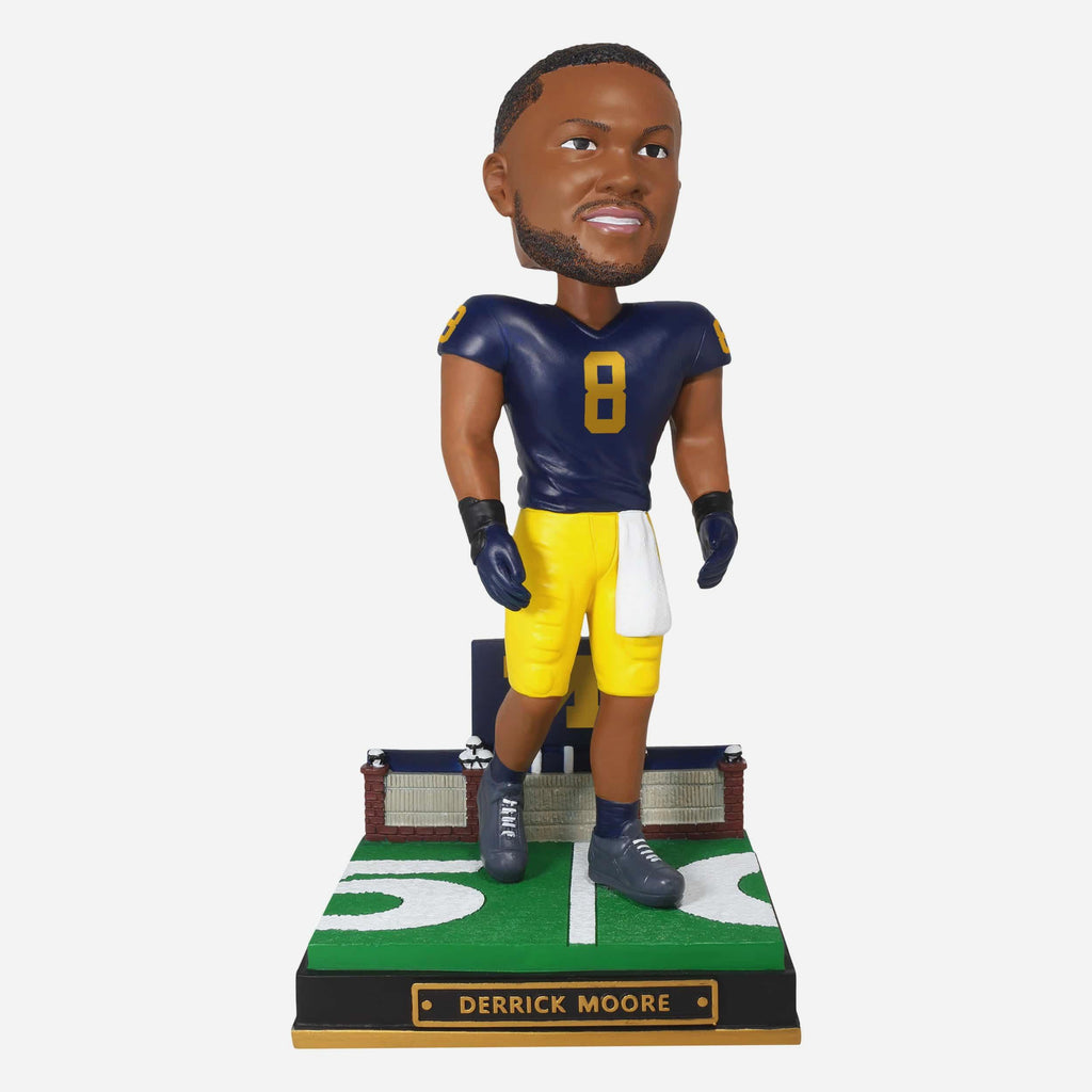 Derrick Moore Michigan Wolverines Gates Series Bobblehead FOCO - FOCO.com