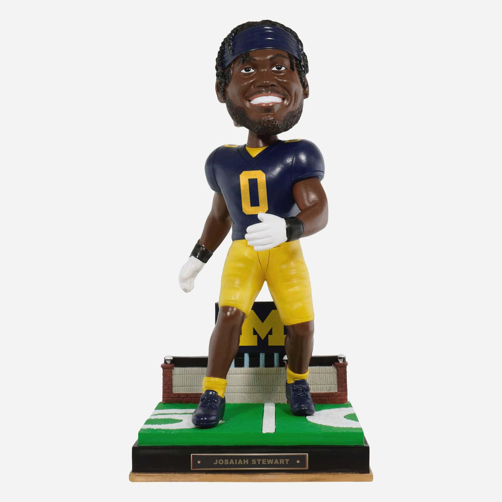 Josaiah Stewart Michigan Wolverines Gates Series Bobblehead FOCO - FOCO.com