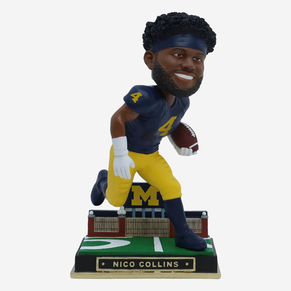 Nico Collins Michigan Wolverines Gates Series Bobblehead FOCO - FOCO.com