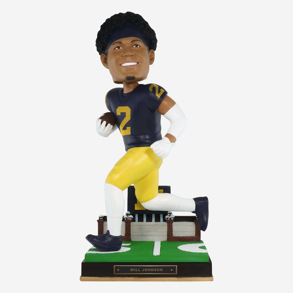Will Johnson Michigan Wolverines Gates Series Bobblehead FOCO - FOCO.com