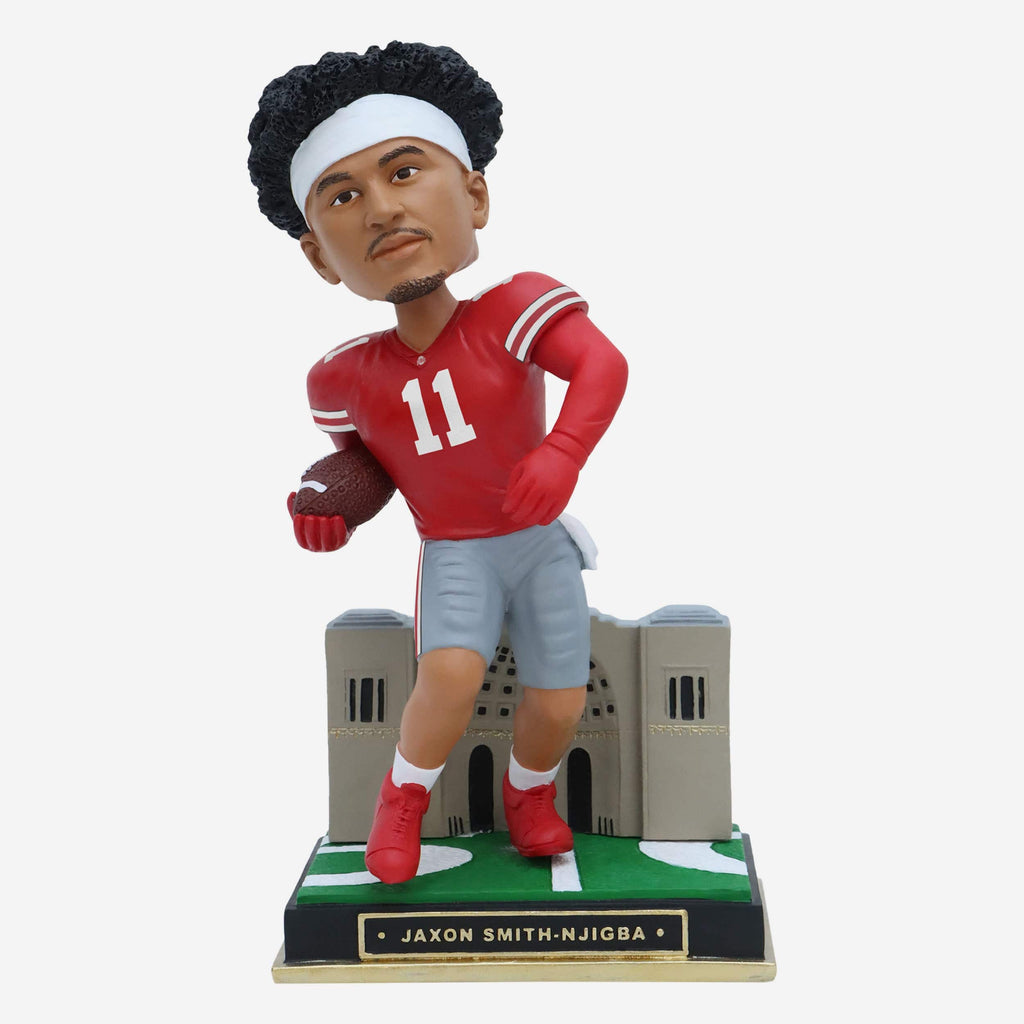 Jaxon Smith-Njigba Ohio State Buckeyes Gates Series Bobblehead FOCO - FOCO.com