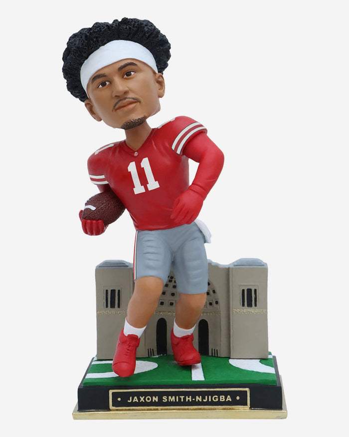 Jaxon Smith-Njigba Ohio State Buckeyes Gates Series Bobblehead FOCO - FOCO.com