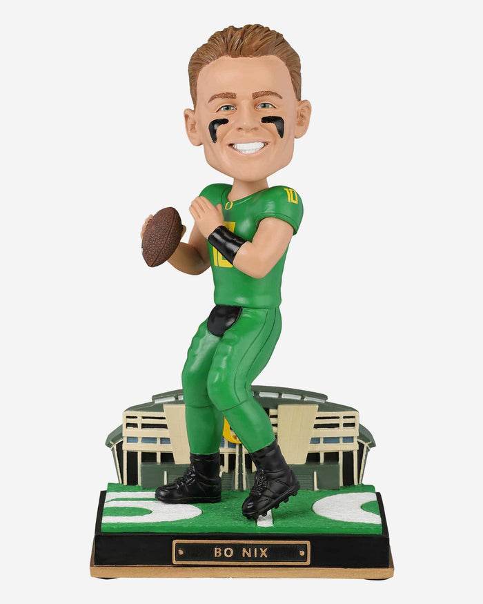 Bo Nix Oregon Ducks Gates Series Bobblehead FOCO - FOCO.com