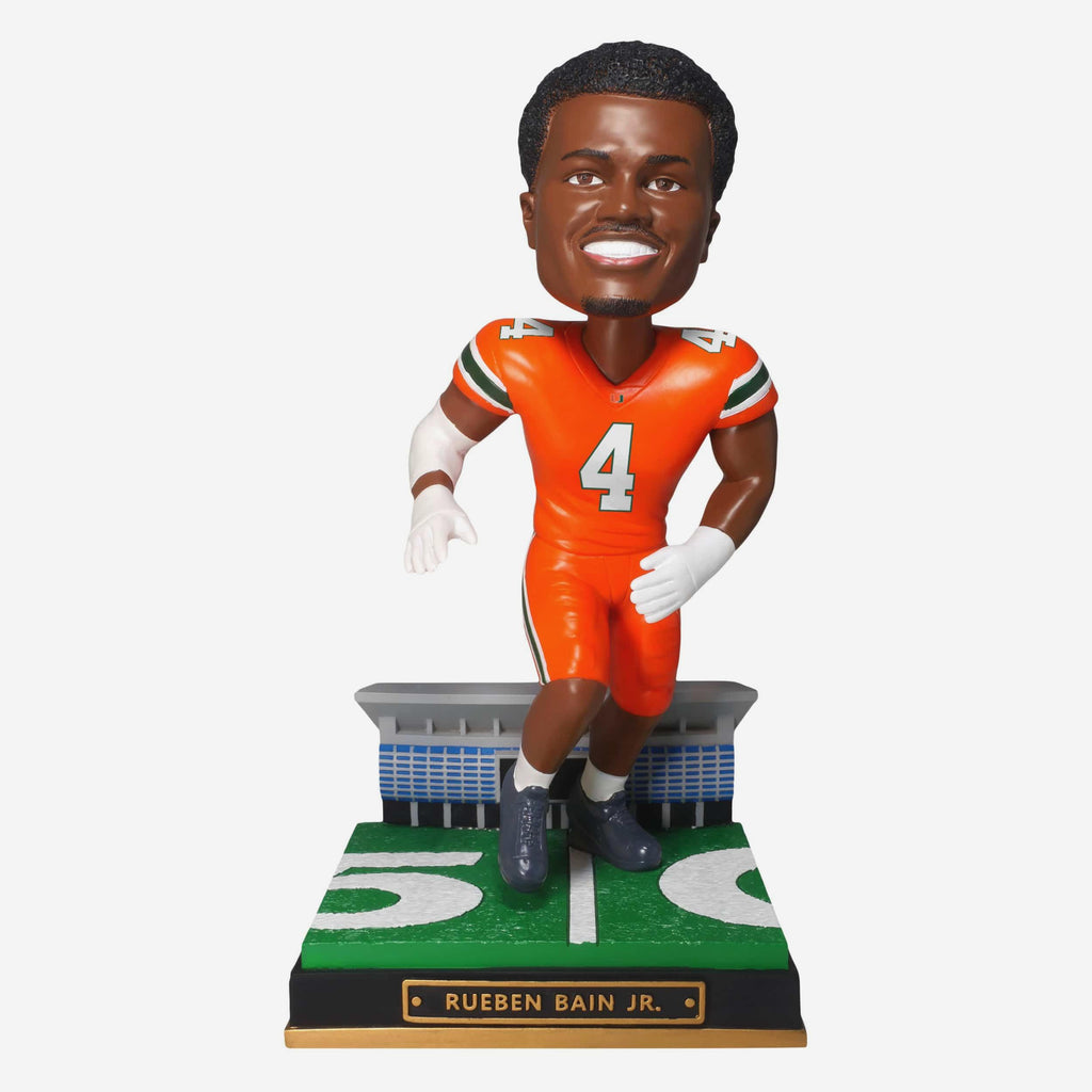 Rueben Bain Jr Miami Hurricanes Gates Series Bobblehead FOCO - FOCO.com