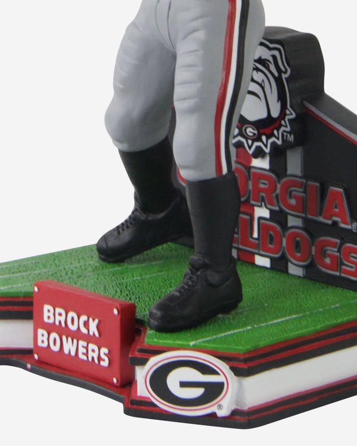 Brock Bowers Georgia Bulldogs Football White Uniform Student Athlete Bobblehead FOCO - FOCO.com