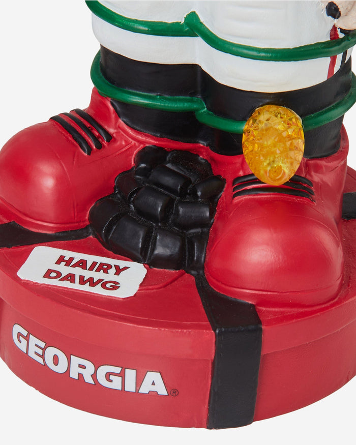 Hairy Dawg Georgia Bulldogs Holiday Lights Mascot Bobblehead FOCO - FOCO.com