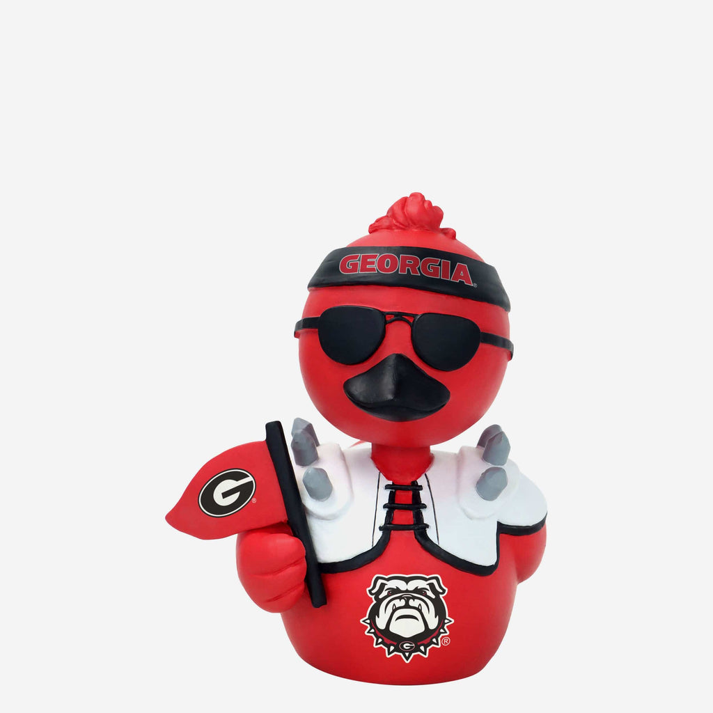 Georgia Bulldogs Superfan Bobble Duck Mini Bobblehead FOCO - FOCO.com