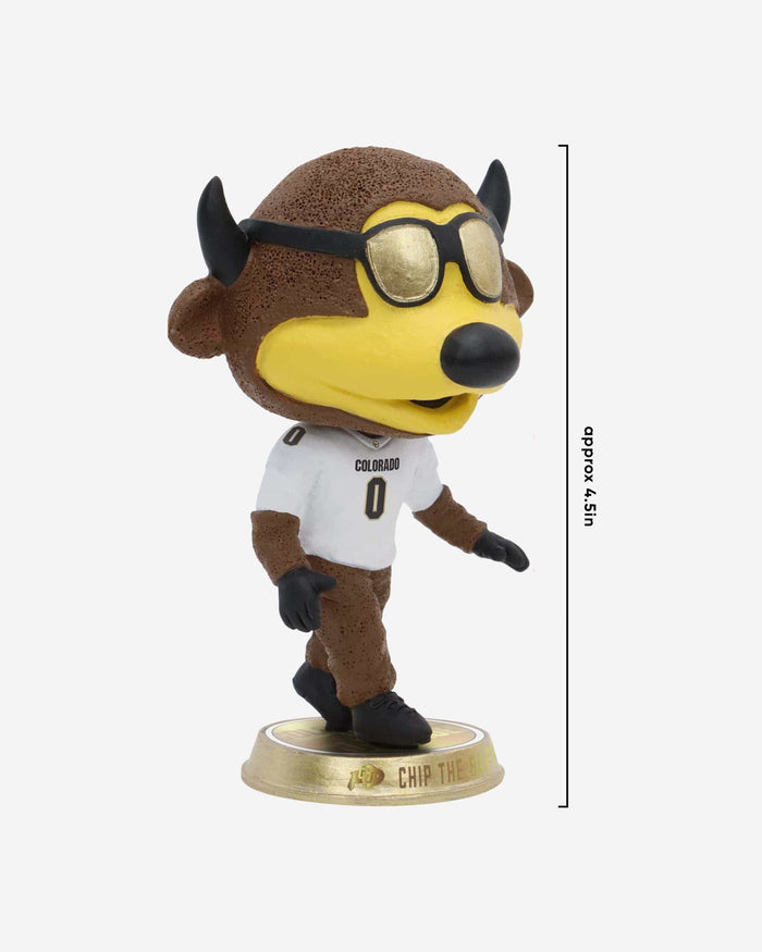 Chip the Buffalo Colorado Buffaloes Mascot Variant Mini Bighead Bobblehead FOCO - FOCO.com