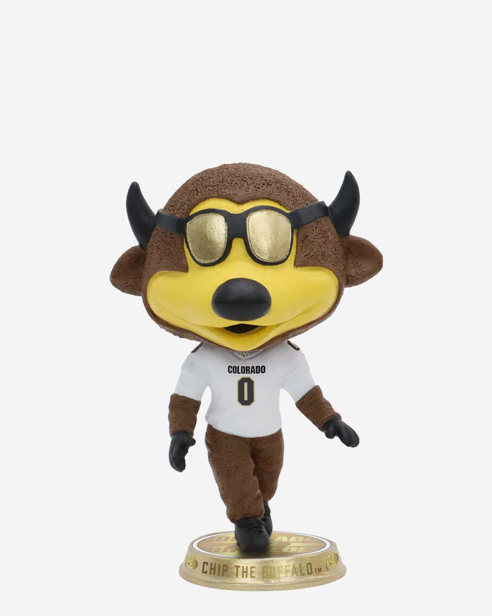 Chip the Buffalo Colorado Buffaloes Mascot Variant Mini Bighead Bobblehead FOCO - FOCO.com