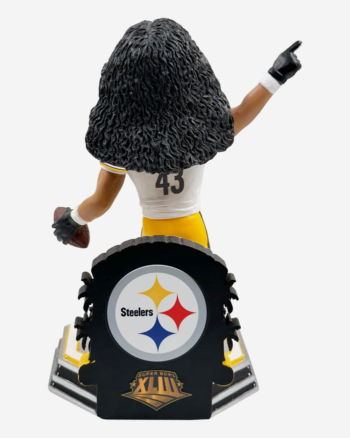 Troy Polamalu Pittsburgh Steelers Super Bowl XLIII Champions 15th Anniversary Bobblehead FOCO - FOCO.com