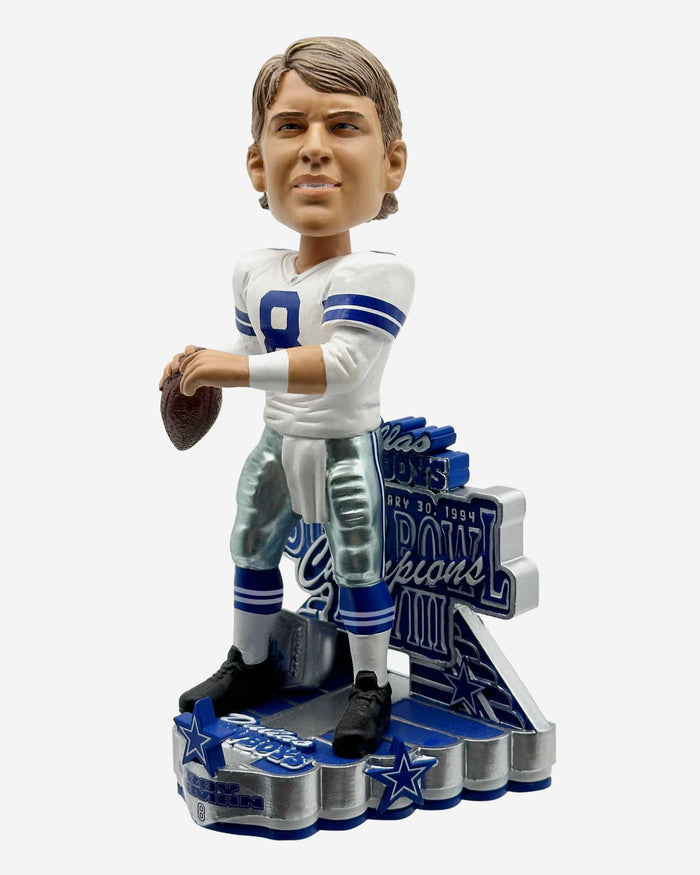 Troy Aikman Dallas Cowboys Super Bowl XXVIII Champions 30th Anniversary Bobblehead FOCO - FOCO.com