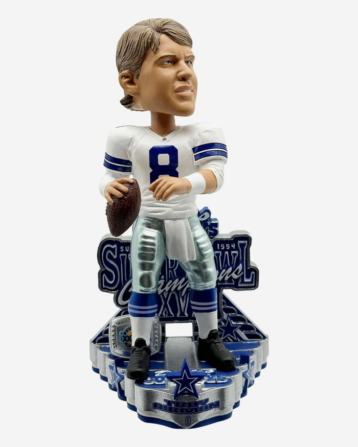 Troy Aikman Dallas Cowboys Super Bowl XXVIII Champions 30th Anniversary Bobblehead FOCO - FOCO.com