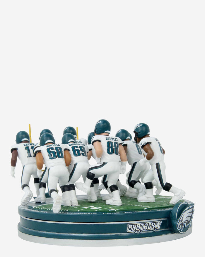 Philadelphia Eagles Brotherly Shove Mini Bobblehead Scene FOCO - FOCO.com