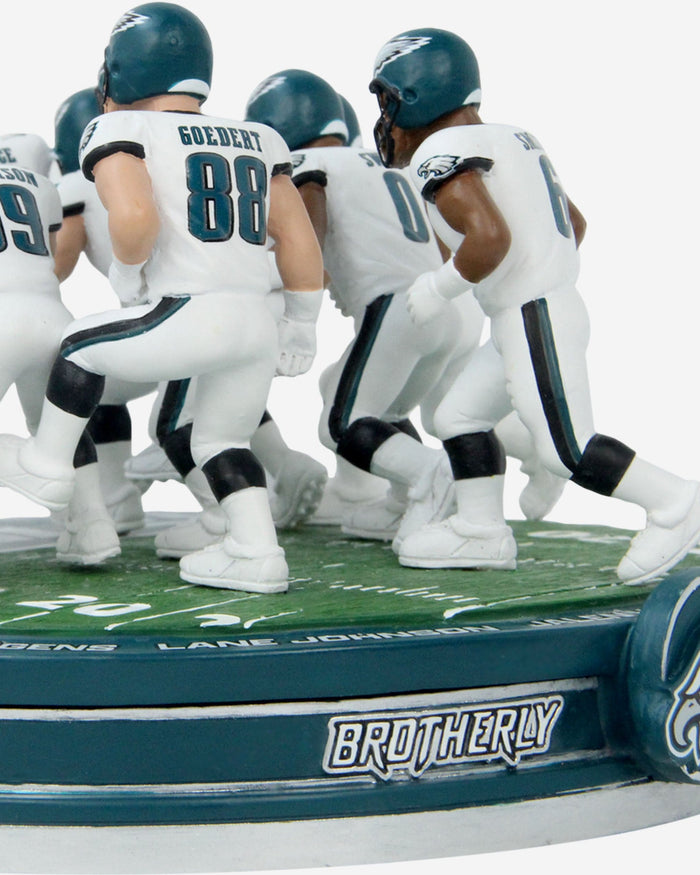 Philadelphia Eagles Brotherly Shove Mini Bobblehead Scene FOCO - FOCO.com