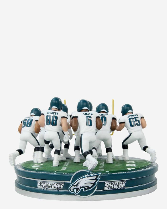 Philadelphia Eagles Brotherly Shove Mini Bobblehead Scene FOCO - FOCO.com