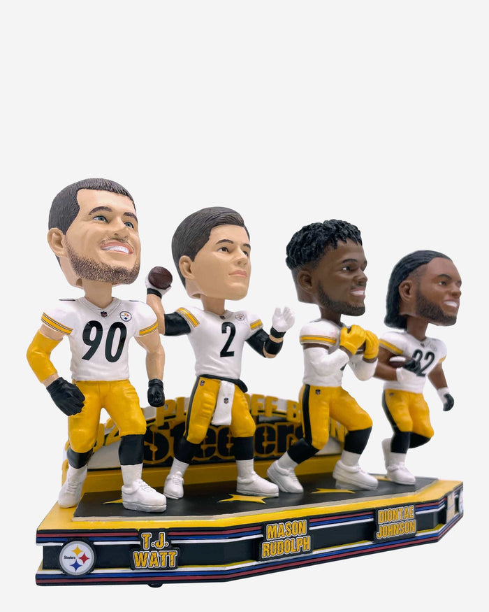 Pittsburgh Steelers 2023 Playoff-Bound Mini Bobblehead Scene FOCO - FOCO.com