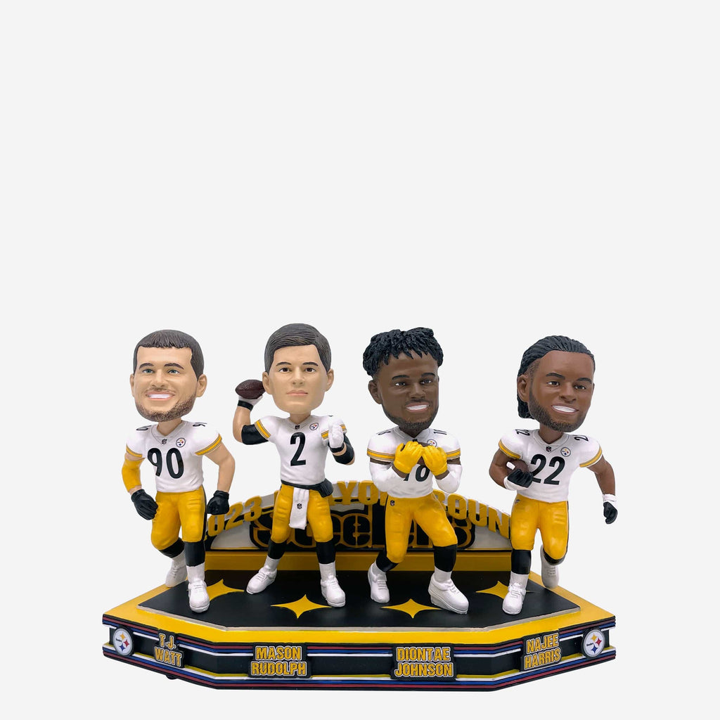 Pittsburgh Steelers 2023 Playoff-Bound Mini Bobblehead Scene FOCO - FOCO.com