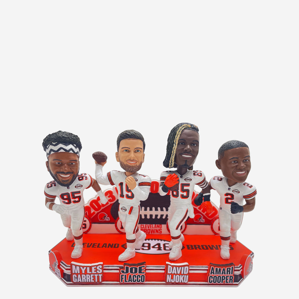 Cleveland Browns 2023 Playoff-Bound Mini Bobblehead Scene FOCO - FOCO.com