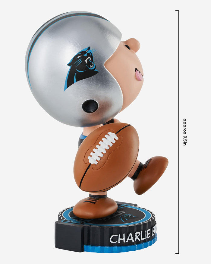 Carolina Panthers Charlie Brown Peanuts Bighead Bobblehead FOCO - FOCO.com