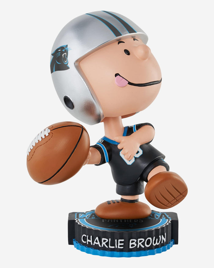 Carolina Panthers Charlie Brown Peanuts Bighead Bobblehead FOCO - FOCO.com