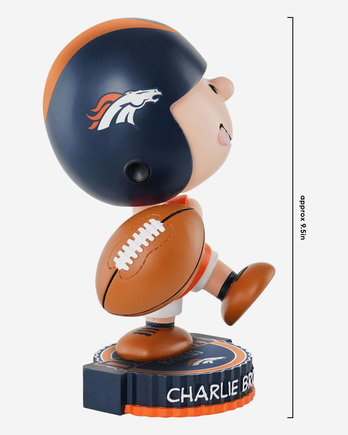 Denver Broncos Charlie Brown Peanuts Bighead Bobblehead FOCO - FOCO.com