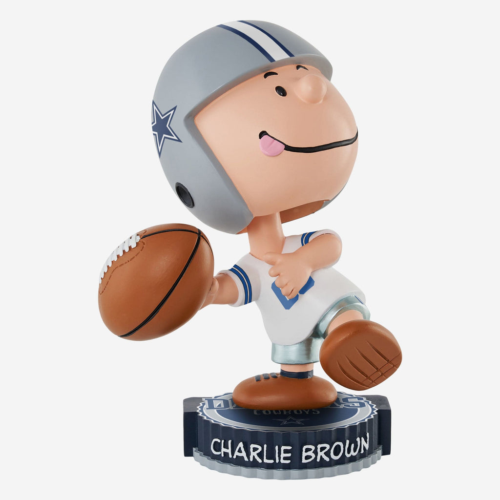 Dallas Cowboys Charlie Brown Peanuts Bighead Bobblehead FOCO - FOCO.com