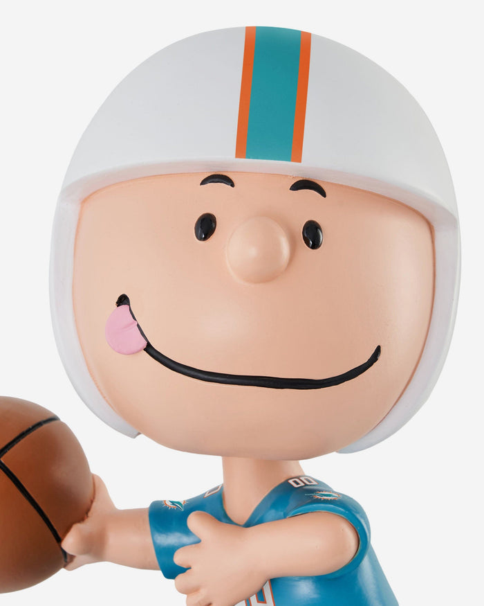 Miami Dolphins Charlie Brown Peanuts Bighead Bobblehead FOCO - FOCO.com