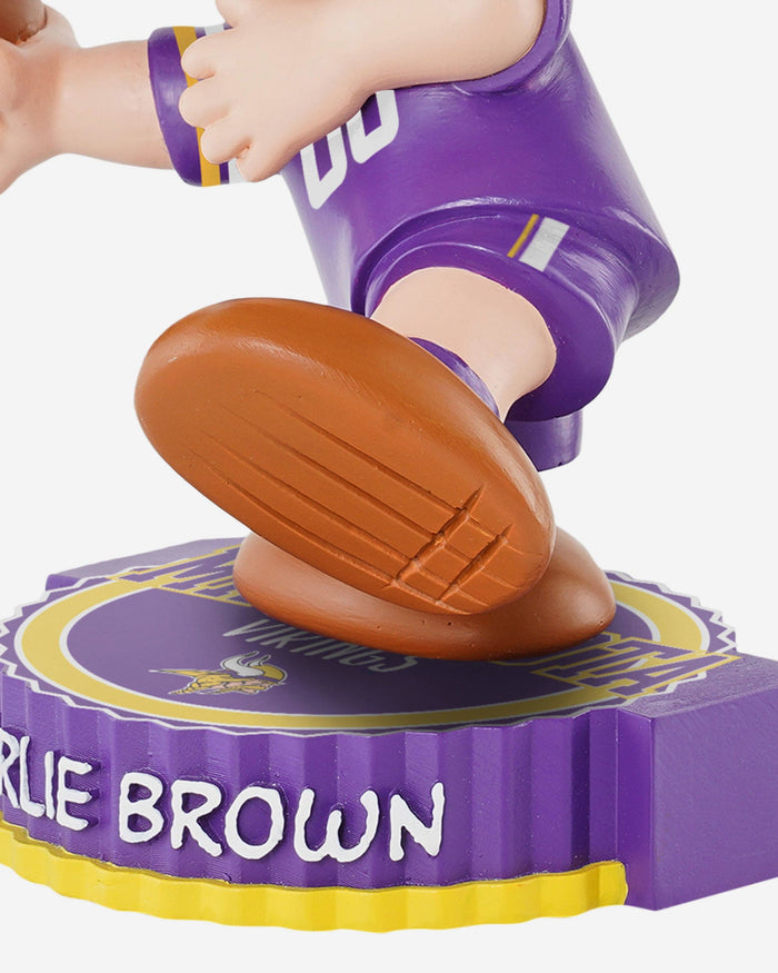 Minnesota Vikings Charlie Brown Peanuts Bighead Bobblehead FOCO - FOCO.com