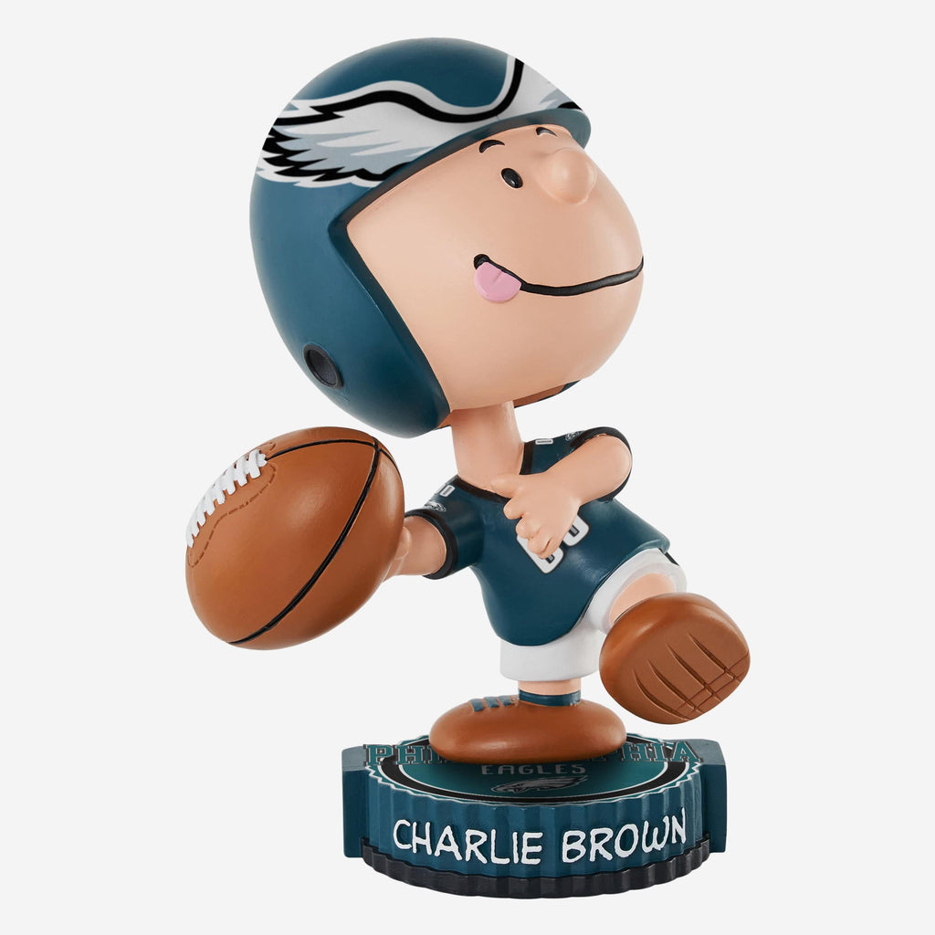 Philadelphia Eagles Charlie Brown Peanuts Bighead Bobblehead FOCO - FOCO.com