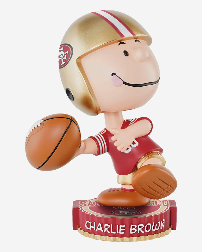 San Francisco 49ers Charlie Brown Peanuts Bighead Bobblehead FOCO - FOCO.com