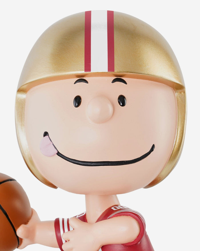 San Francisco 49ers Charlie Brown Peanuts Bighead Bobblehead FOCO - FOCO.com